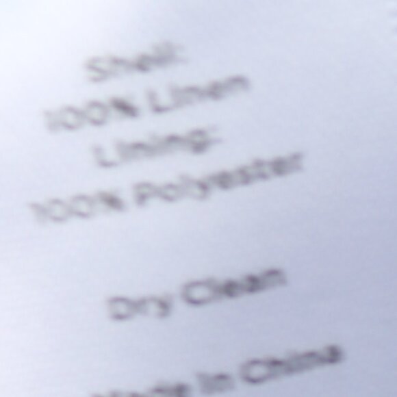 Talbots Plus Size Petite Royal Blue Linen Stitched Trim Open Jacket Sz 16WP - Picture 9 of 9